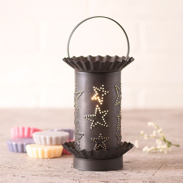 Mini Wax Warmer with Country Star in Kettle Black