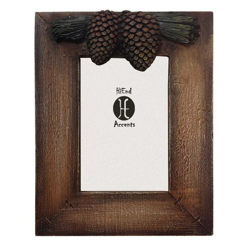 PINE CONE PICTURE FRAME