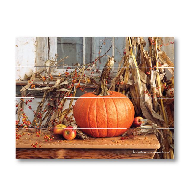 Pumpkin - Corn Shock Pallet Art