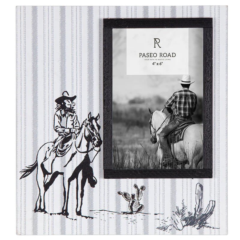 RANCH LIFE COWGIRL PICTURE FRAME
