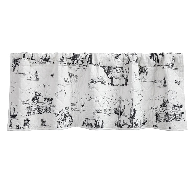 HiEnd Accents Ranch Life Valance - Thumbnail 4