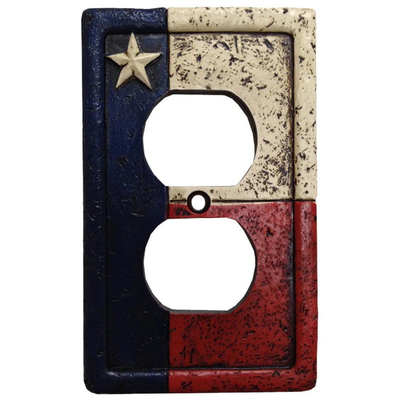 TEXAS SINGLE OUTLET COVER WALL PLATE