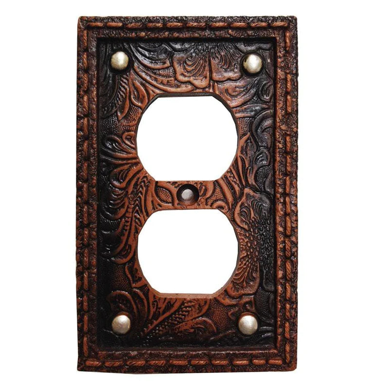 TOOLED RESIN SINGLE OUTLET COVER WALL PLATE