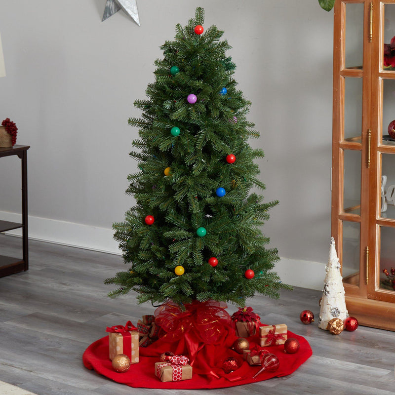 5’ Montana Mountain Fir Artificial Christmas Tree by Nearly Natural