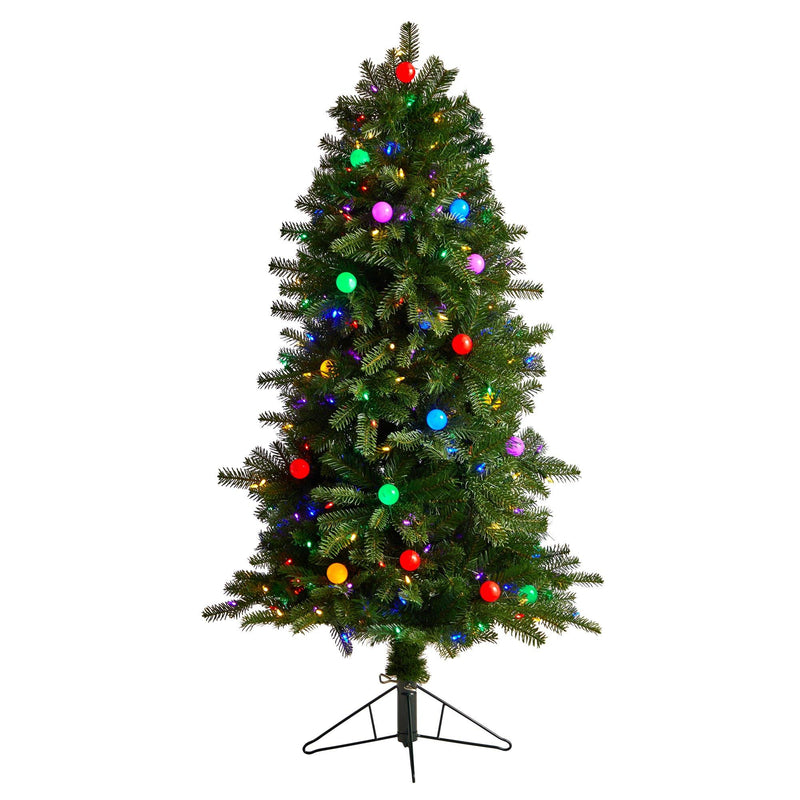 5’ Montana Mountain Fir Artificial Christmas Tree by Nearly Natural