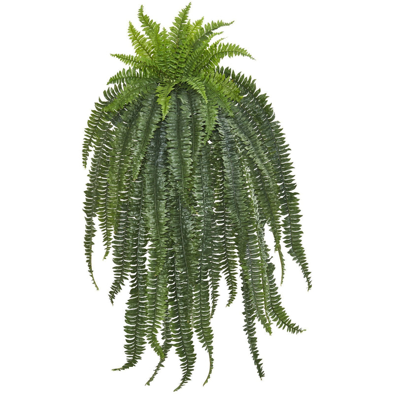 58” Boston Fern Artificial Hanging Plant by Nearly Natural