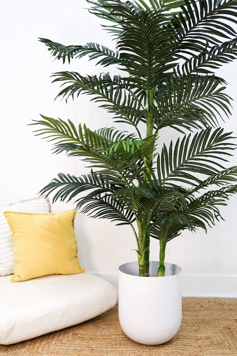 6.5' Golden Cane Artificial Palm Tree by Nearly Natural