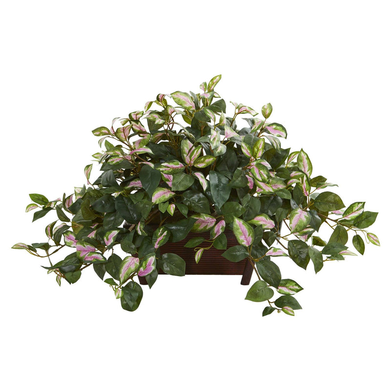 Hoya Artificial Plant in Decorative Planter by Nearly Natural