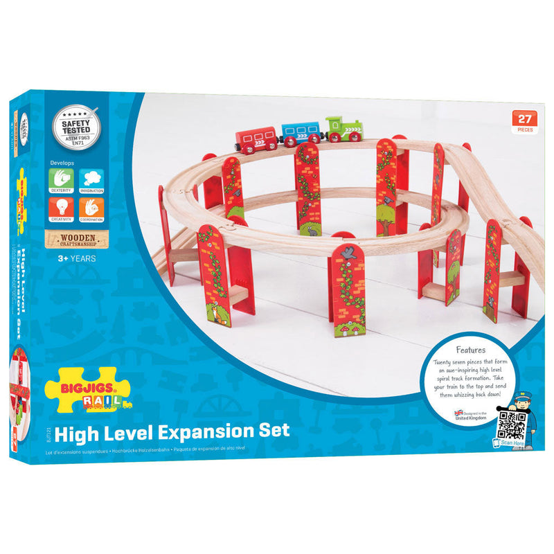 High Level Track Expansion Pack by Bigjigs Toys US