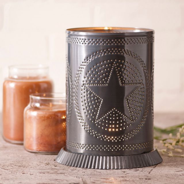 Candle Warmer with Regular Star in Country Tin