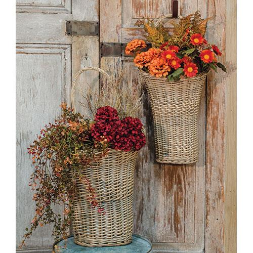 Willow Wall Baskets (Set of 2)