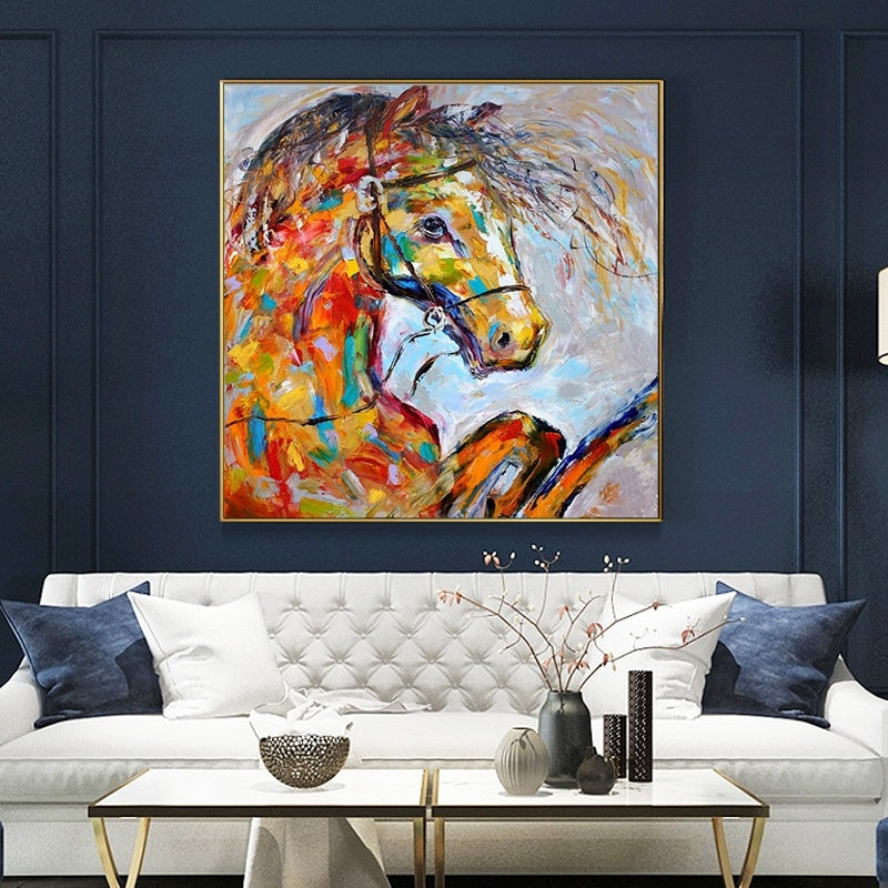 Cool Horse Canvas Oil Painting