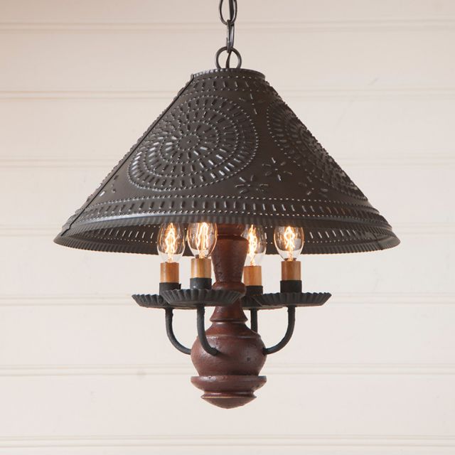 Homespun Shade Light in Plantation Red