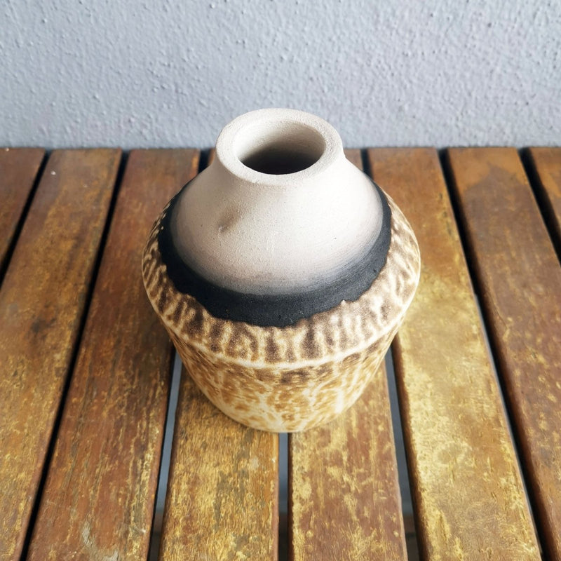 Inaka Ceramic Raku Vase - RAAQUU Basics handmade pottery home decor by RAAQUU