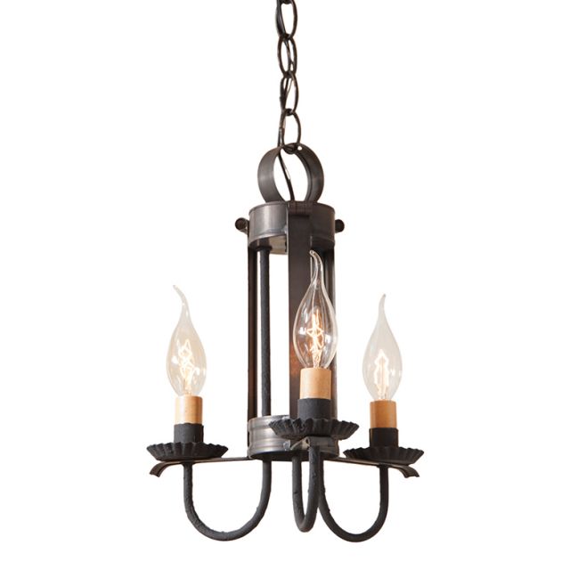 Small Amherst Hanging Light in Kettle Black