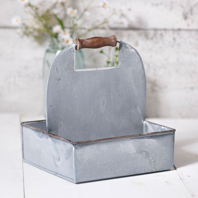 Traditional Carry-all in Weathered Zinc